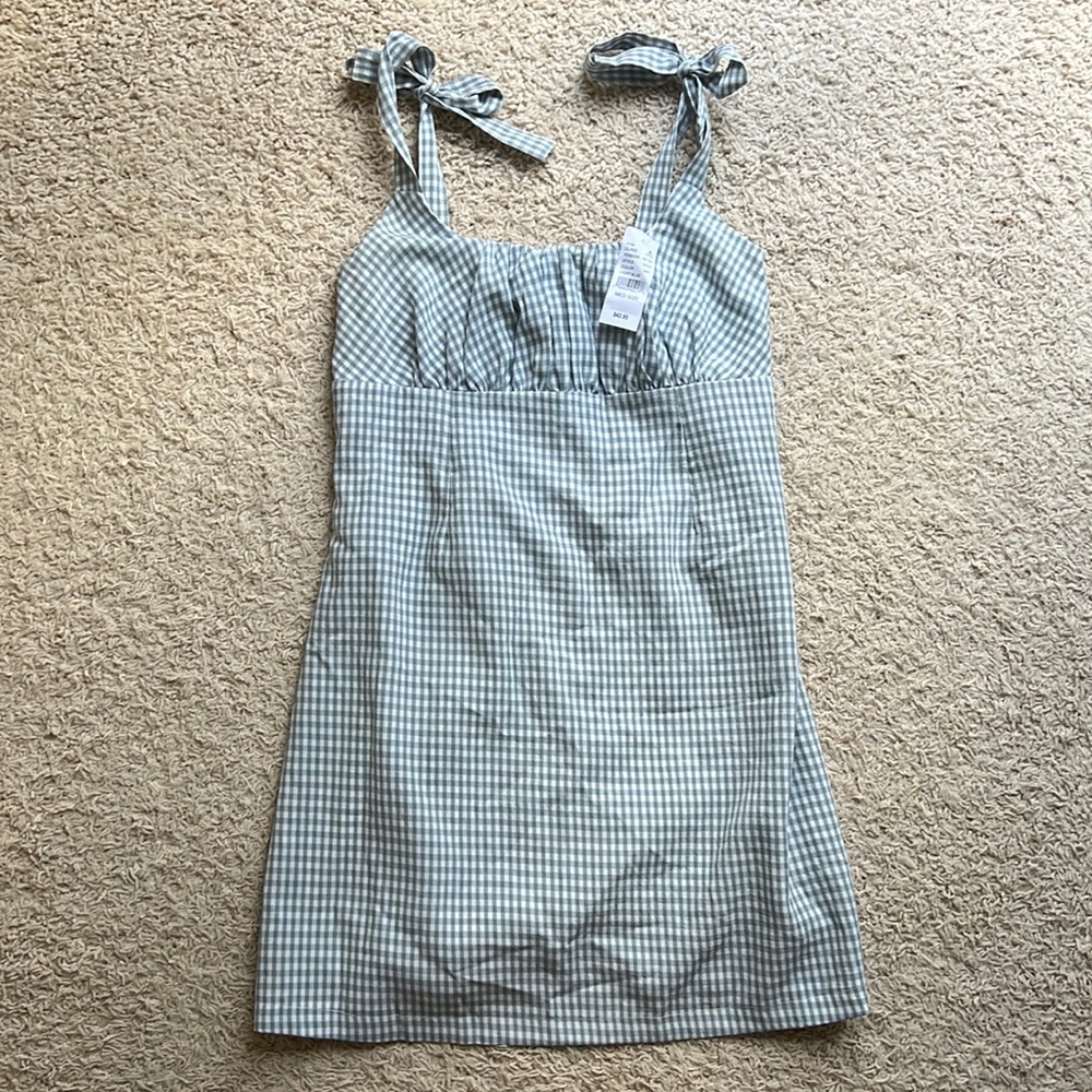 Brand New w/ Tags Pacsun Plaid Tied Summer Dress - Size Medium